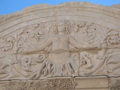 Detail on the Temple of Hadrian; Ephesus