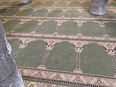 Prayer carpet; Fluted Mosque