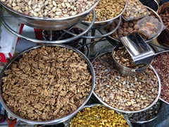 Assorted nuts for sale; Tehran