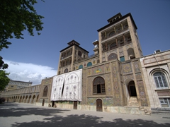 The massive Golestan Palace, the former royal Qajar complex in Tehran