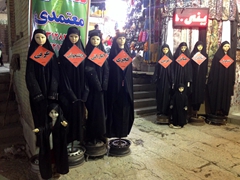 Ladies chador for sale; Esfahan Bazaar
