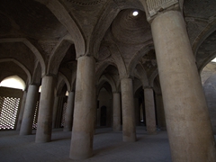 Massive columns near the north iwan; Jameh Mosque