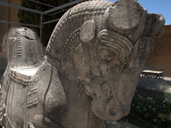 Persian horse capital; Persepolis