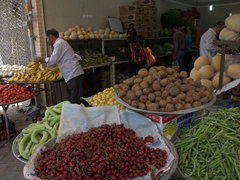 Fresh produce for sale; Yazd