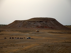 Campsite near Darvaza Gas Crater