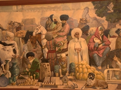 Painting of Khiva; Mohammed Rakhim Khan Medressa