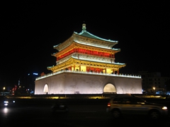 Xi'an Bell Tower at night