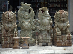 Marble sculptures for sale at Marble Mountain