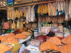 Dried fish and shrimp; Central Market