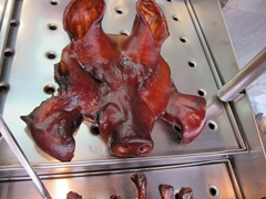 Roasted pig head in Chinatown