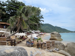 Beach side restaurant in Lamai