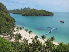 View of the lovely Angthong National Marine Park
