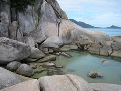 Pool formation at Hin Yai & Hin Ta - one of Ko Samui's most popular sights