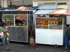 Street food stands; Tapachula