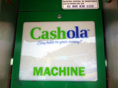 This ATM sign made us laugh...the logo should read "say goodbye to your money"