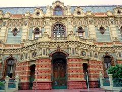 View of the Argentine Water Building, (aka "the water palace), built in 1894, Buenos Aires