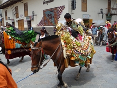 The Pase del Nino Viajero on December 24. It’s an all day affair, with a parade that illustrates the journey of Joseph and Mary
