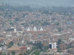 Cuenca as seen from El Turi Mirador