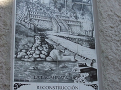 Tiles portraying what Cuenca's old escalinata looked like in 1935