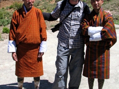 Mr. Tshering, Robby, and Aryan