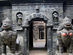 Entrance to a temple in Patan Durbar Square