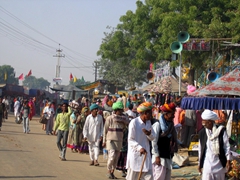 Locals enjoying the Pushkar Camel festivities