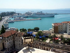 View of Split Harbor