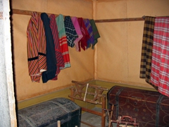 Lots of warm linens are a must! A sneak peak of the inside of a historical building at Helsinki’s open air museum
