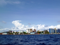 View of the skyline of Male