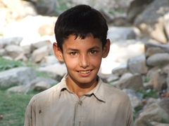 A beautiful portrait of a friendly Chakdarra boy