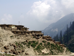 This village dug into the mountainside caught our eye