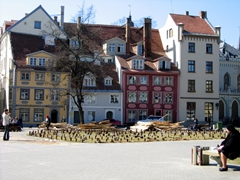 View of Liv Square; Riga