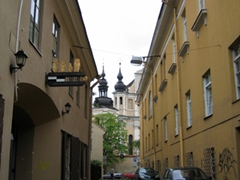 Vilnius is an easier city to navigate on foot instead of car (check out its narrow streets)