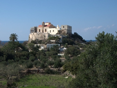 The monastery of Panagia Chrisoskalitissa (Our Lady of the Golden Step); near Elafonisi