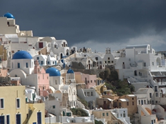 A quintessential snapshot of Oia, truly one of the prettiest of the Cyclades villages