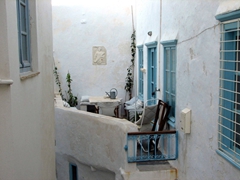 A quaint balcony tucked away in old Kastro