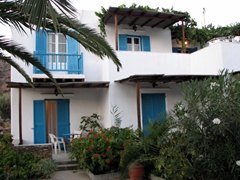 Rooms for rent behind Manolis Restaurant; Vathy Bay