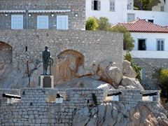 Parapet with canons; Hydra Island