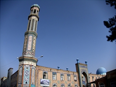 Dushanbe is surprisingly devoid of mosques and madrassas but this is an exception to the rule, the beautiful Haji Yaqub Mosque tucked off Rudaki Avenue near the Avesto Hotel