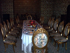 Our grand finale, dinner at a Khivan palace