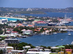 A view of the Dutch side of St Martin