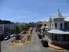 Plaza Santo Domingo, located in the San Germán Historic District