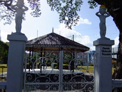 Main gate to the Derek Wolcott Square; Castries