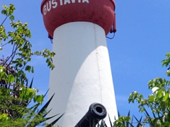 The Fort Gustave lighthouse 