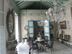 Gorgeous antiques fill the rooms at Casa de Diego Velazquez