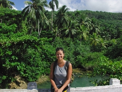 Becky near Boca de Yumuri