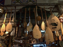 Musical instruments for sale; Grand Bazaar