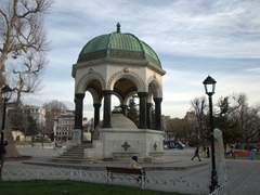 Kaiser Wilhelm II fountain was a gift from the German emperor to Sultan Abdül Hamit II as a token of their friendship