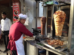 Our favorite neighborhood döner kebap stand; Sultanahmet