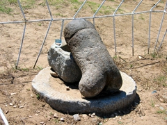 This two foot stone penis attracts a steady stream of curious visitors. It is said that this phallus restrains the sexual impulses of the monks from nearby Erdene Zuu monastery
